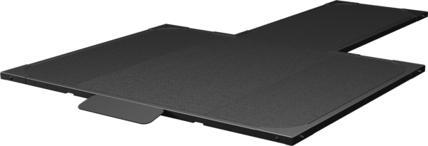 Platform with rubberized surface