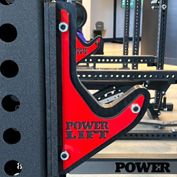 Power Lift - Laser Cut "Rhino Hook" Bar Catch Logo