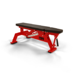 Power Lift adjustable dumbbell bench with transport handle and padded seat