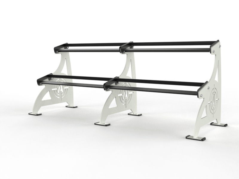 Arsenal Strength - Alpha Series | Alpha 2 Tier Hex Dumbbell Rack (10 Pairs)