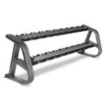 Intek Strength - Delta Series | Two Tier Dumbbell Rack