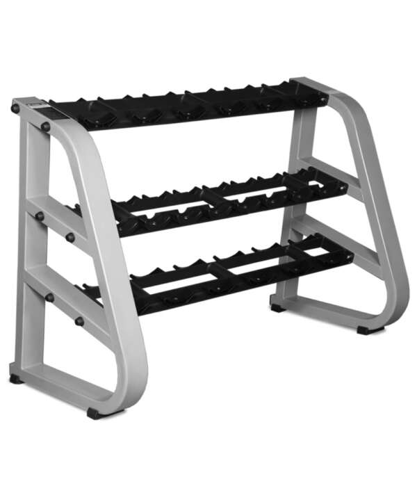 Intek Strength | Short Triple Tier Dumbbell Rack