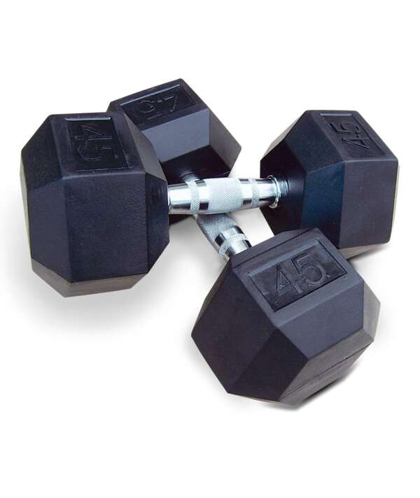 Intek Strength | Rubber Hexagon Dumbbells