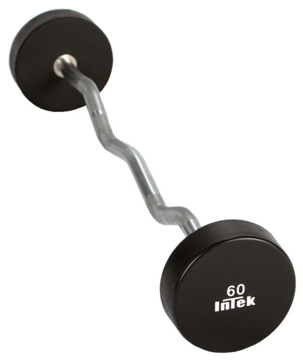 Intek Strength - Armor Series | Urethane Fixed Curl Bars